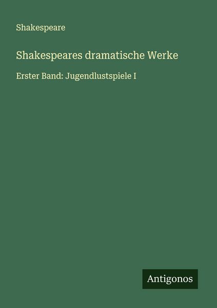 Produktbild: Shakespeares dramatische Werke