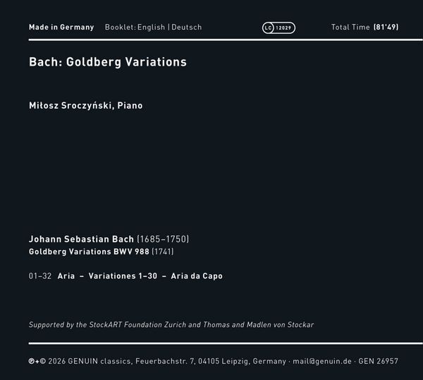 Produktbild: Goldberg Variations