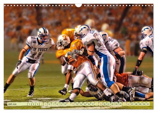 Produktbild: American Football - Taktik und Athletik (Wandkalender 2026 DIN A3 quer), CALVENDO Monatskalender