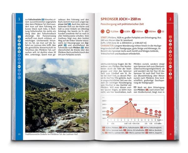 Produktbild: KOMPASS Wanderf&uuml;hrer Meran und Umgebung, Passeiertal, Texelgruppe, Ultental, 60 Touren mit Extra-Tourenkarte