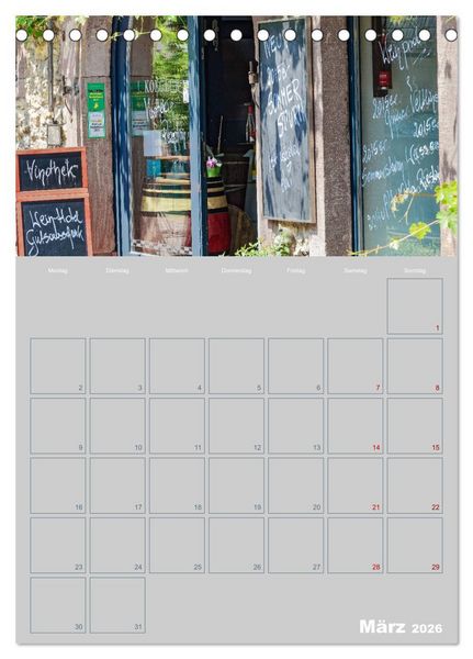 Produktbild: ELTVILLE &ndash; Wein-, Sekt- und Rosenstadt am Rhein (Tischkalender 2026 DIN A5 hoch), CALVENDO Monatskalender