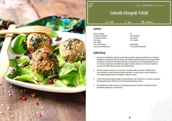 Produktbild: Die besten Rezepte f&uuml;r Falafel. B&auml;llchen & Dips - vegetarisch & vegan
