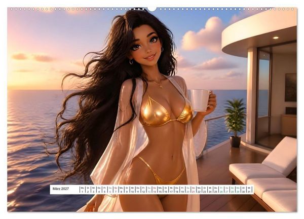 Produktbild: Valentina - Dort schlafen, wovon andere nur tr&auml;umen (Wandkalender 2027 DIN A2 quer), CALVENDO Monatskalender