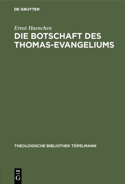 Produktbild: Die Botschaft des Thomas-Evangeliums