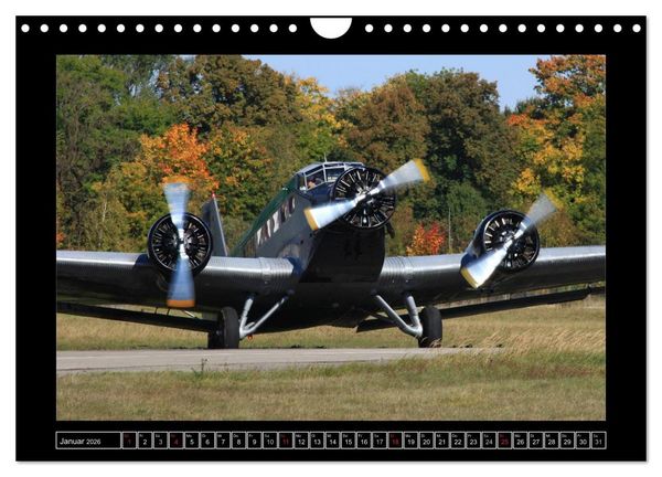 Produktbild: JU-AIR Ju-52 (Wandkalender 2026 DIN A4 quer), CALVENDO Monatskalender