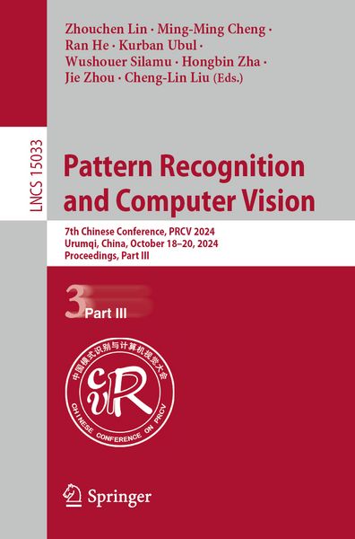 Produktbild: Pattern Recognition and Computer Vision