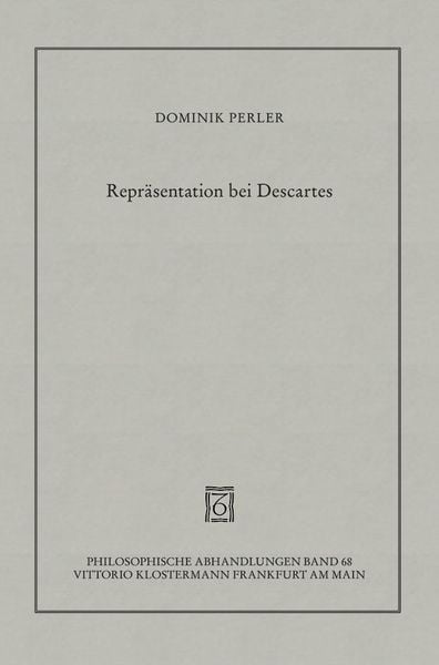 Produktbild: Repr&auml;sentation bei Descartes