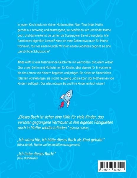 Produktbild: Tinas AHA! Eine Geschichte f&uuml;r Sch&uuml;ler &uuml;ber erfolgreiches Lernen.