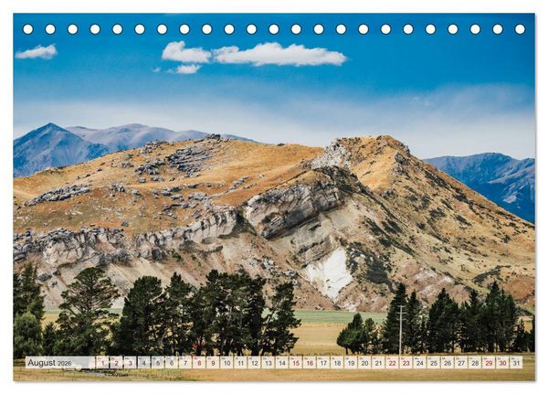 Produktbild: Neuseeland - Landschaftstr&auml;ume (Tischkalender 2026 DIN A5 quer), CALVENDO Monatskalender