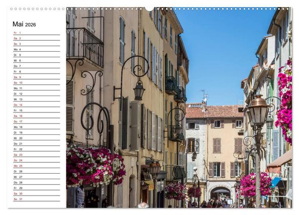 Produktbild: ANTIBES Idyllische Impressionen (Wandkalender 2026 DIN A2 quer), CALVENDO Monatskalender