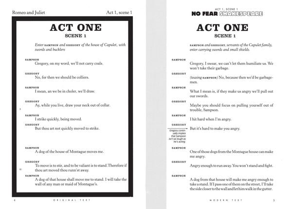 Produktbild: No Fear Shakespeare: Romeo and Juliet