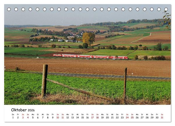 Produktbild: Hessische Nebenbahnen - Unterwegs in Nordhessen (Tischkalender 2026 DIN A5 quer), CALVENDO Monatskalender