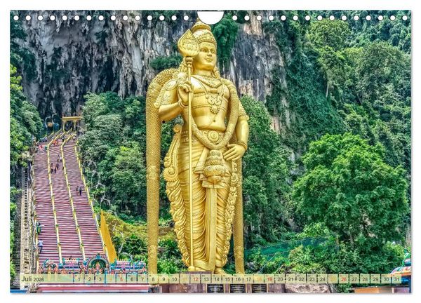 Produktbild: Reise durch Asien - Malaysia (Wandkalender 2026 DIN A4 quer), CALVENDO Monatskalender