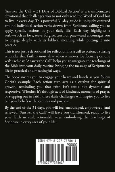 Produktbild: Answer The Call - 31 Days of Biblical Action