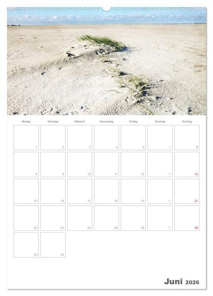 Produktbild: D&auml;nemarks Westk&uuml;ste (hochwertiger Premium Wandkalender 2026 DIN A2 hoch), Kunstdruck in Hochglanz