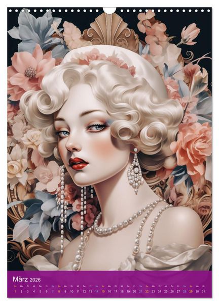 Produktbild: Retro Chic (Wandkalender 2026 DIN A3 hoch), CALVENDO Monatskalender