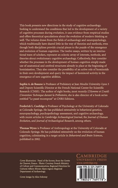 Produktbild: Cognitive Archaeology and Human Evolution