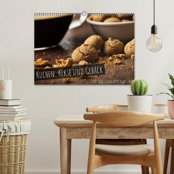 Produktbild: Kuchen, Kekse und Geb&auml;ck - s&uuml;&szlig; und lecker durch das Jahr (Wandkalender 2026 DIN A3 quer), CALVENDO Monatskalender