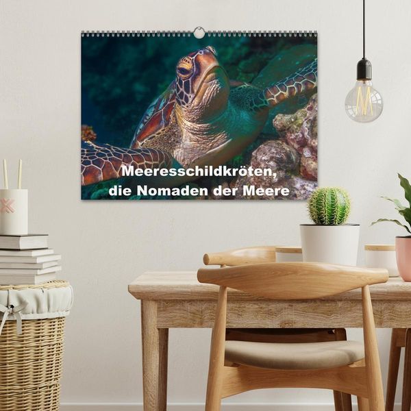 Produktbild: Meeresschildkr&ouml;ten, die Nomaden der Meere (Wandkalender 2026 DIN A3 quer), CALVENDO Monatskalender