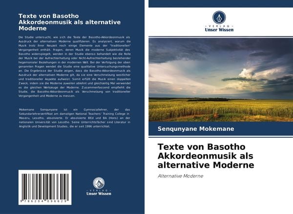 Texte von Basotho Akkordeonmusik als alternative Moderne, Taschenbuch von Senqunyane Mokemane, Verlag Unser Wissen, 9786204096629