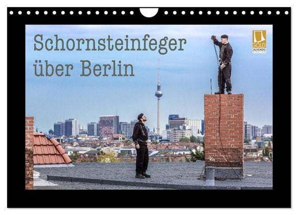 Produktbild: Schornsteinfeger &uuml;ber Berlin 2026 (Wandkalender 2026 DIN A4 quer), CALVENDO Monatskalender