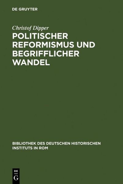 Produktbild: Politischer Reformismus und begrifflicher Wandel