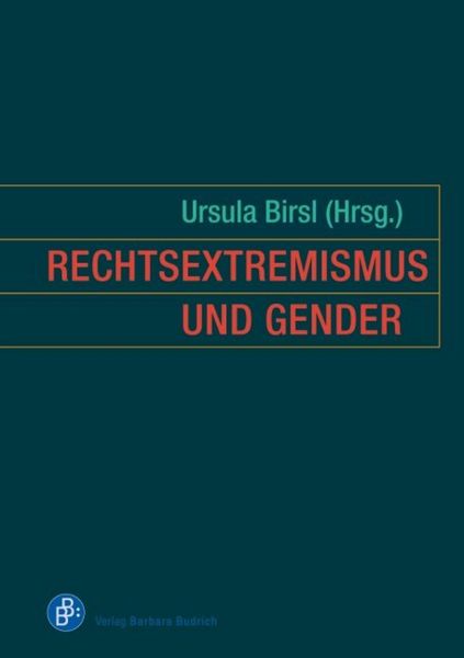 Produktbild: Rechtsextremismus und Gender