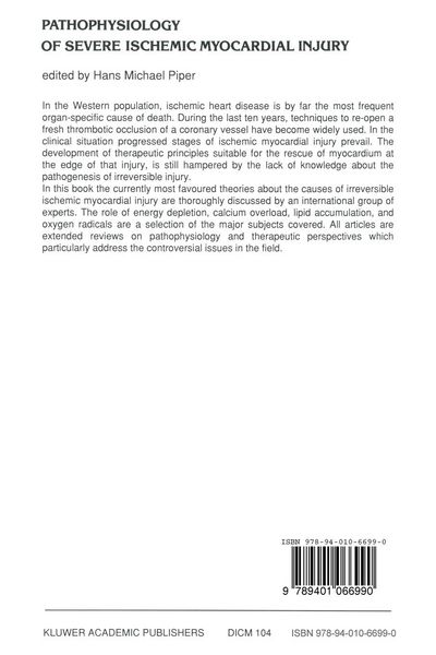 Produktbild: Pathophysiology of Severe Ischemic Myocardial Injury