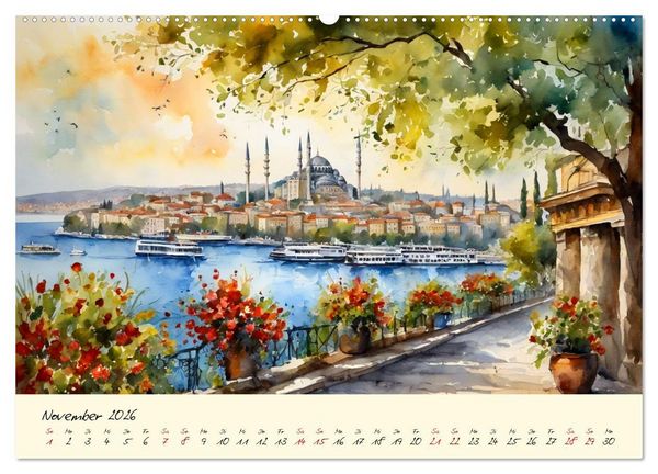 Produktbild: T&uuml;rkei - Land auf zwei Kontinenten (Wandkalender 2026 DIN A2 quer), CALVENDO Monatskalender