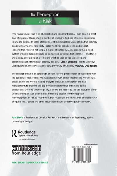 Produktbild: The Perception of Risk