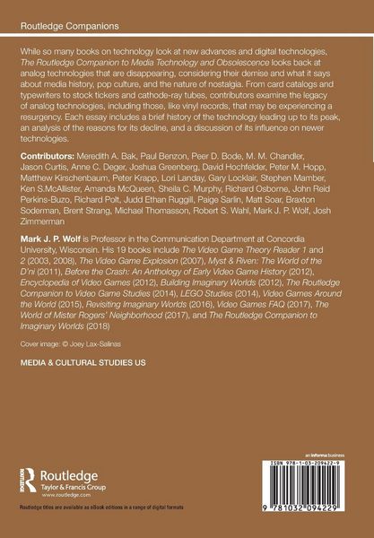 Produktbild: The Routledge Companion to Media Technology and Obsolescence
