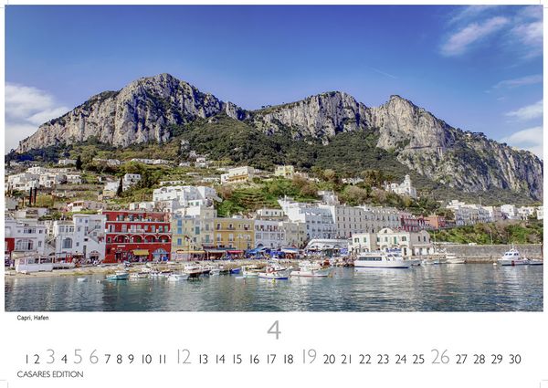 Produktbild: Golf von Neapel Kalender 2026 – Wandkalender | Fotokalender Italien 24x35 cm -. mit Capri, Ischia & Amalfi Küste