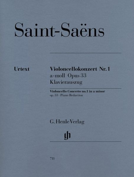Saint-Saëns, Camille - Violoncellokonzert Nr. 1 a-moll op. 33