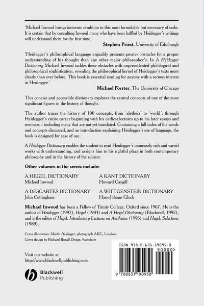 Produktbild: Heidegger Dictionary P