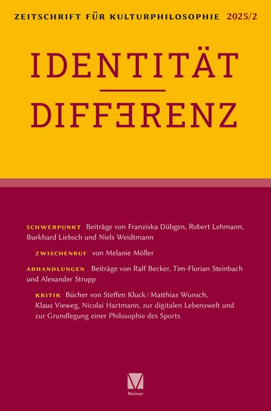 Produktbild: Identit&auml;t/Differenz