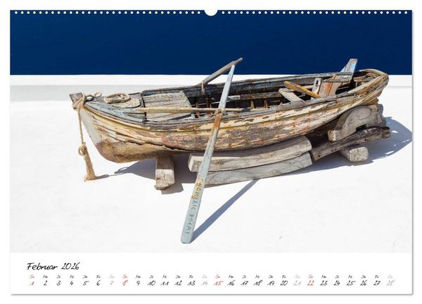 Produktbild: Santorini - Fotogene Sch&ouml;nheit (Wandkalender 2026 DIN A2 quer), CALVENDO Monatskalender