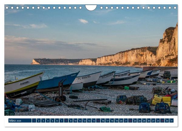 Produktbild: Normandie - raue K&uuml;sten, sanfte H&uuml;gel (Wandkalender 2026 DIN A4 quer), CALVENDO Monatskalender