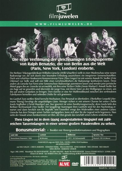 Produktbild: Im wei&szlig;en R&ouml;ssl - Filmjuwelen