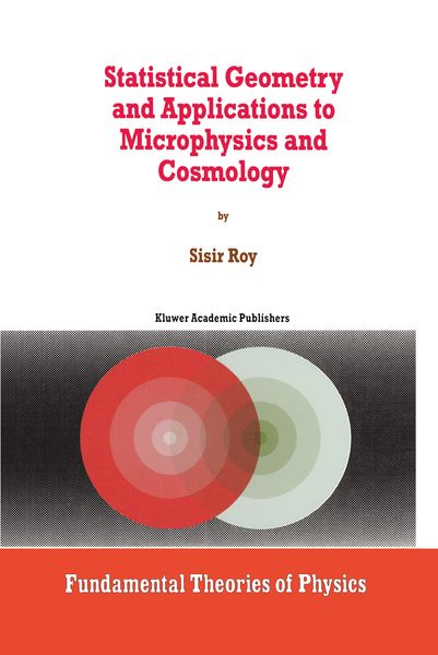 Produktbild: Statistical Geometry and Applications to Microphysics and Cosmology