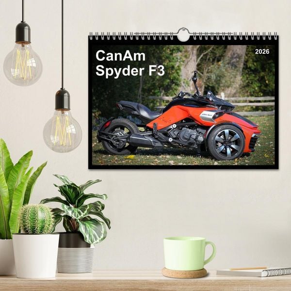 Produktbild: CanAm Spyder F3 (Wandkalender 2026 DIN A4 quer), CALVENDO Monatskalender