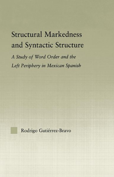 Produktbild: Structural Markedness and Syntactic Structure