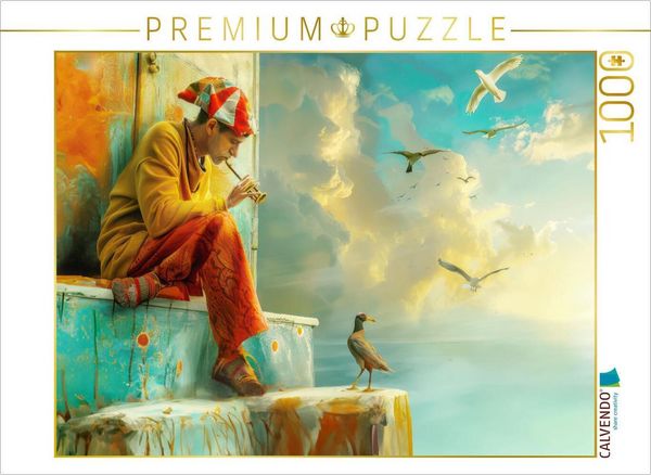 Produktbild: CALVENDO Puzzle Surrealistisches Venedig | 1000 Teile Lege-Gr&ouml;&szlig;e 64x48cm Foto-Puzzle f&uuml;r gl&uuml;ckliche Stunden