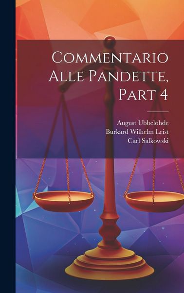 Produktbild: Commentario Alle Pandette, Part 4