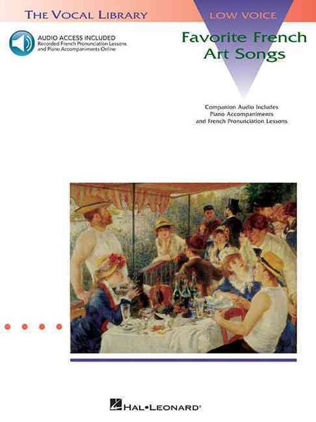 Produktbild: Favorite French Art Songs - Volume 1 Book/Online Audio