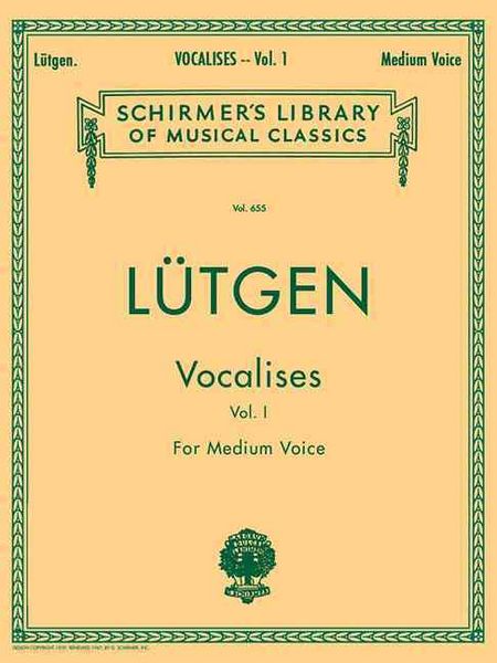 Produktbild: Vocalises (20 Daily Exercises) - Book I