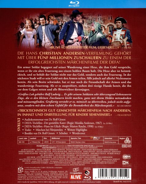 Produktbild: Das Feuerzeug (1958) (Filmjuwelen / DEFA-M&auml;rchen)