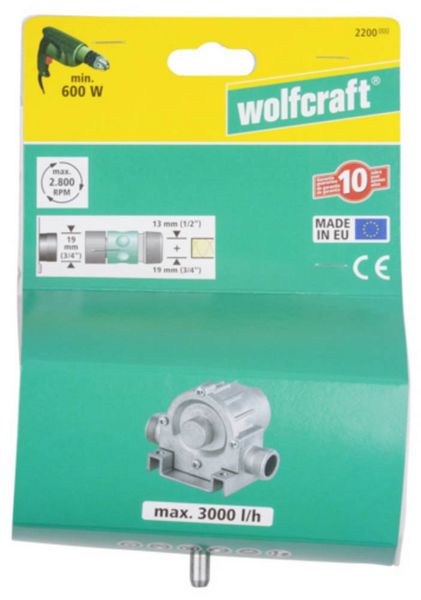 Produktbild: Wolfcraft 2200000 Bohrmaschinenpumpe 1St.