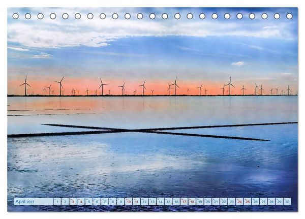 Produktbild: Insel-Licht. Sylt im Wechsel des Lichts (Tischkalender 2027 DIN A5 quer), CALVENDO Monatskalender