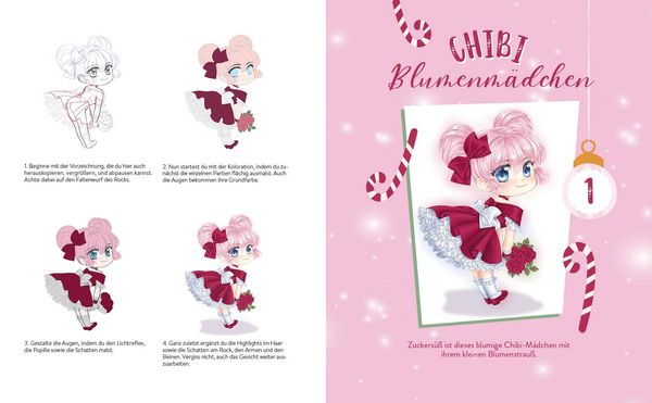 Produktbild: Mein Manga-Adventskalender-Buch: Magic Manga Christmas