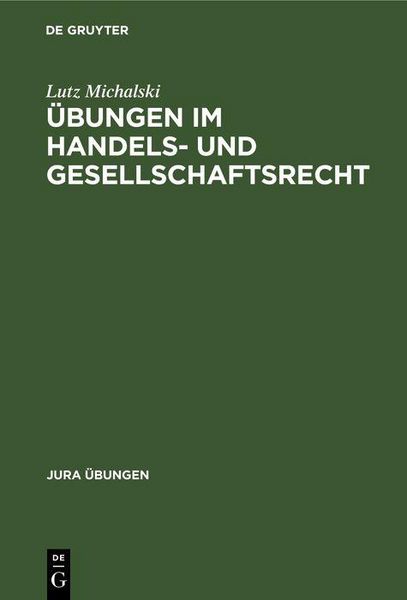 Produktbild: &Uuml;bungen im Handels- und Gesellschaftsrecht